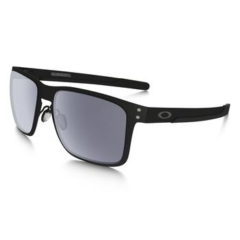 Oakley Holbrook Metal Warm Grey Sunglasses - Matte Black - main image